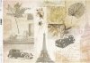 Torre Eiffel de papel decoupage, Big Ben, autos viejos, carta vieja*Decoupage Papier Eiffelturm, Big Ben, alte Autos, alter Brief*Декупаж из бумаги Эйфелева башня, Биг Бен, старые машины, старое письмо